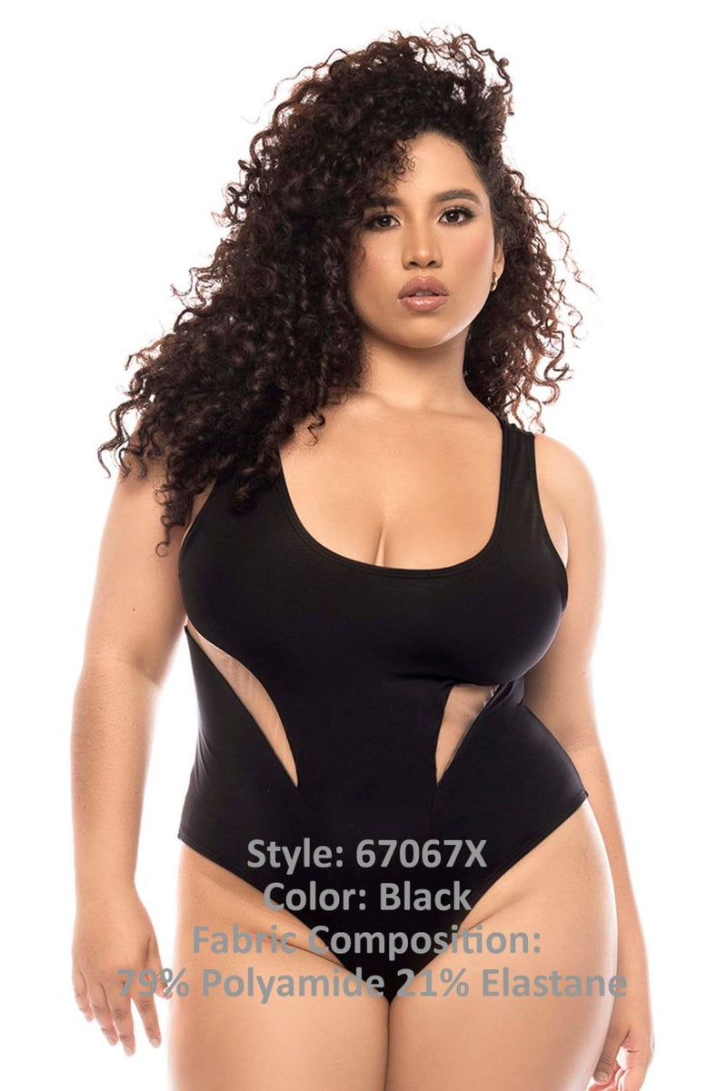 Mapale 67067x Couleur de maillot de bain une pièce noir