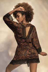 MAPALE 7456 ROBE Color Animal Print