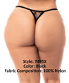 Robe Mapale 7495x avec couleur G-String Color Black