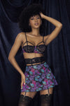 Mapale 7496 Babydoll Three Piece Set Color Dream Flower Print