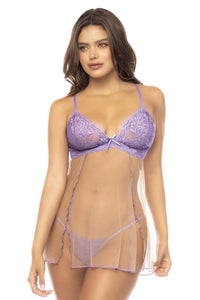 MAPALE 7540 Verona Babydoll Color Lilac-Nude