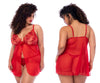 MAPALE 7559X Color de babydoll rojo