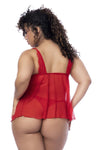 MAPALE 7562X Color de babydoll rojo