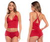 Mapale 7593 Pyjama en deux pièces Couleur rouge