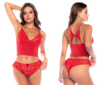 Mapale 7602 Pyjama en deux pièces Couleur rouge