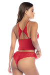 Mapale 7602 Pyjama en deux pièces Couleur rouge