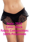 Mapale 7932 shorts de playa color negro