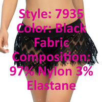 Mapale 7935 Shorts de plage couleur noire