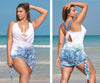 MAPALE 7949X Robe de plage Cover up Couleur imprimée