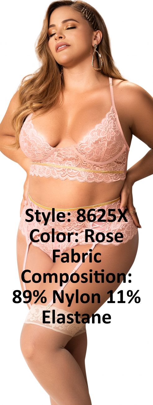 Mapale 8625X Three Piece Set Color Rose