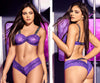 MAPALE 8698 Color de dos piezas Purple Purple