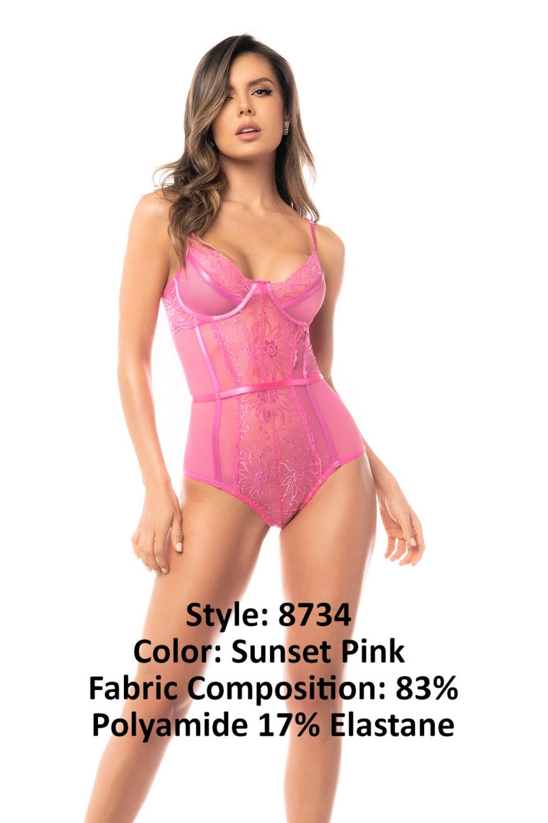 Mapale 8734 en peluche couleur coucher de soleil rose