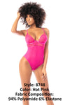 Mapale 8748 Bodysuit color rosa fuerte