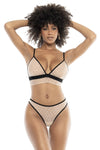 MAPALE 8776 Color de tres piezas Nude-Black