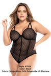 MAPALE 8781X COLOR DEL BODYSUAT NEGRO