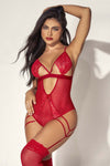 Mapale 8814 en peluche rouge