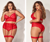 Mapale 8815X Two Piece Set Color rouge