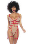 MAPALE 8818 TEDDY COLOR NUDE-RED