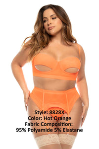 Mapale 8828x Sasha TROIS PIEUR SET plus couleur Hot Orange