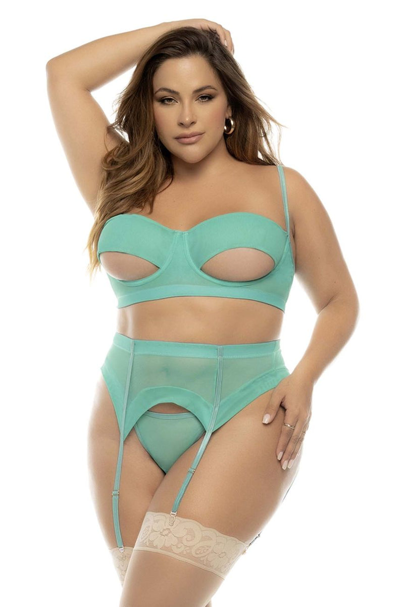 Mapale 8828x Sasha Ensemble de trois pièces plus jade de couleur