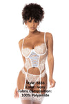 MAPALE 8836 Angelique Dos piezas Set Color Ivory