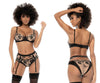 MAPALE 8845 KYRA Color de tres piezas Nude-Black