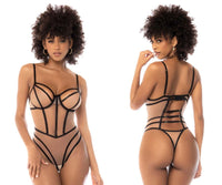 MAPALE 8847 COLLO DEL BODYSUABLE PROMEDO Nude-Black