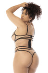 Mapale 8848X Solaine Three Piece Set Plus  Color Nude-Black