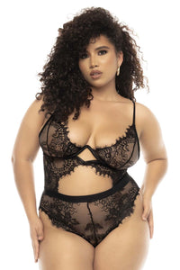 MAPALE 8854X NAIROBI BODYSUIT प्लस कलर ब्लैक