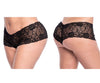 MAPALE 90X LACE Boyshort Color negro