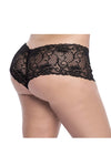 MAPALE 90X LACE Boyshort Color negro