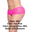 MAPALE 90X Lace Boyshort color rosa fuerte