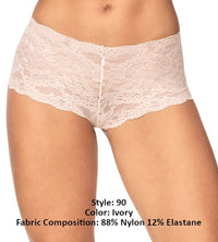 Mapale 90 Lace Boyshort Color Ivory