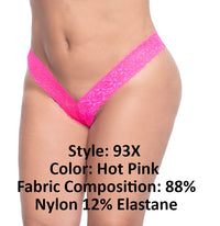 Mapale 93X Lace Boyshort Color Hot Pink