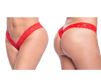 MAPALE 93X LACE BOYSHORT Color rojo