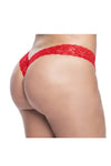 MAPALE 93X Couleur de boyshort en dentelle rouge