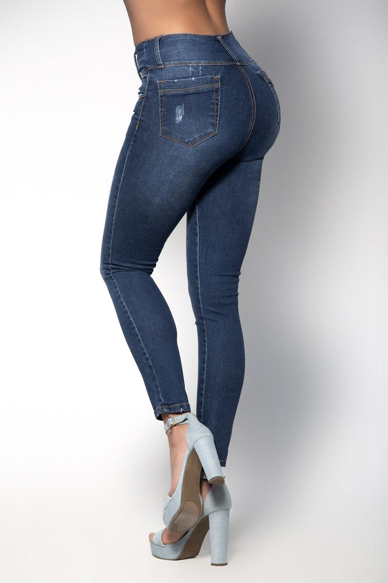 Butt Lifting Jeans with Body Shaper (Shaper has two hook Adjustments)