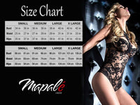 MAPALE 2719x Bodysuit रंग काले प्रिंट