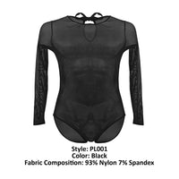 Plural pl001 bodysuit color negro