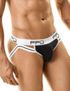 PPU 0965 JOCKSTRAP COULEUR BLANC-BLACK