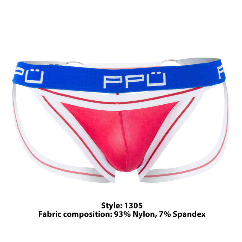 PPU 1305 Color de jockstrap rojo