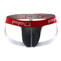 PPU 1308 JOCKSTRAP रंग ग्रे-लाल