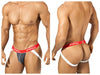 PPU 1308 JOCKSTRAP रंग ग्रे-लाल