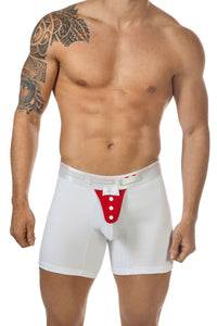 PPU 1325 Tuxedo Boxer Briefs Color blanc