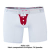 PPU 1325 Tuxedo Boxer Briefs Color blanc