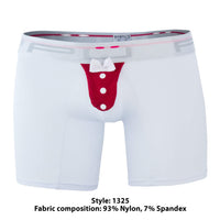 PPU 1325 Tuxedo Boxer Briefs Color blanc