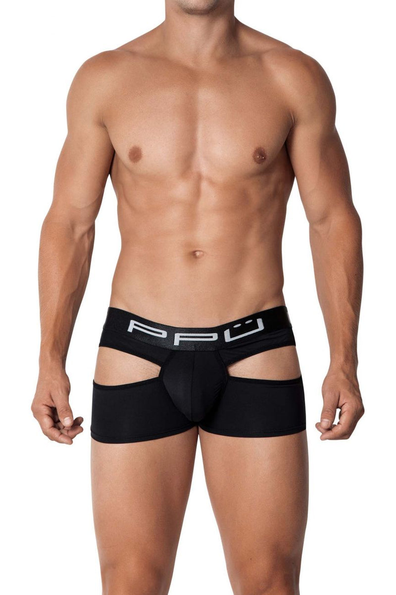 PPU 2104 Open Back Trunks color negro