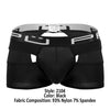 PPU 2104 Open Back Trunks Color Black