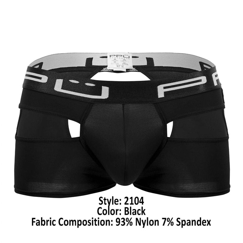 PPU 2104 Open Back Trunks color negro