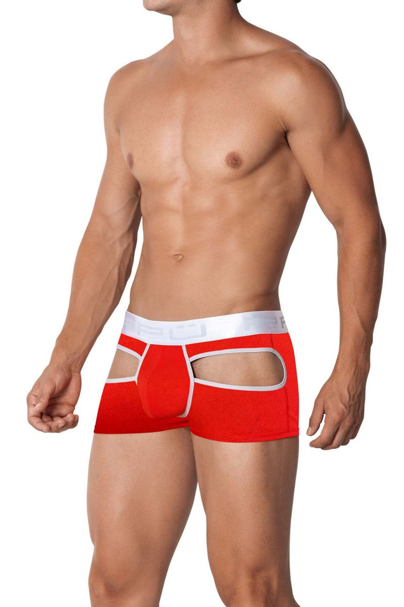 PPU 2104 Open Back Trunks Color rojo